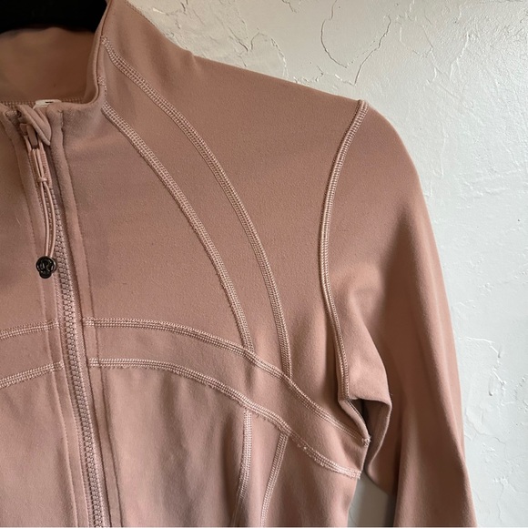 Lululemon Define Jacket *Luon Maybe Pink Clay Size 6 Very Light Pinkish Tan - Picture 14 of 15